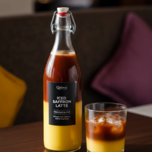 Iced Saffron Latte